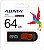 PEN DRIVE ADATA 64GB AC008 PRETO/VERMELHO - Imagem 1