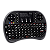 MINI TECLADO COM LED SEM FIO MAX LE7716 LELONG PRETO - Imagem 1