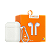 FONE DE OUVIDO BLUETOOTH COM CASE CARREGADOR FN19 A'GOLD BRANCO - Imagem 2