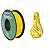 FILAMENTO 3D PLA 1.75MM MASTERPRINT AMARELO 1KG - Imagem 2