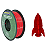 FILAMENTO 3D PLA 1.75MM MASTERPRINT VERMELHO 1KG - Imagem 2
