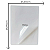 PAPEL ADESIVO VINIL SEMI TRANSPARENTE A4 150G MASTERPRINT COM 10 FOLHAS - Imagem 2