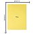 PAPEL SULFITE AMARELO A4 75G REPORT SENNINHA 100 FOLHAS - Imagem 2