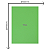 PAPEL SULFITE VERDE A4 75G REPORT 500 FOLHAS - Imagem 2