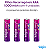 PILHA ALCALINA ELGIN AAA 1000MAH RECARREGAVEL 1.2V COM 4 UNIDADES - Imagem 2