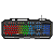 TECLADO COM FIO USB 2.0 1M GAMER LED RAINBOW MOUNT V2 CLANM - Imagem 1