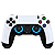 CONTROLE GAMER MOVIMENTO LED PARA PS5 COM FIO KNUP KP-GM037 BRANCO - Imagem 1
