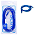 CABO DE REDE 3M RJ45 CAT5E CAT6 LE-302 IT-BLUE - Imagem 2