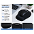 MOUSE PAD KROSS 22.8X19.2CM COM APOIO EM GEL KE-CBS0109 PRETO - Imagem 2