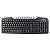 TECLADO COM FIO USB 2.0 1M MULTIMÍDIA BK-146M EXBOM - Imagem 1
