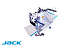 JACK - MÁQUINA FECHADEIRA DE BRAÇO 3 AGULHAS - DIRECT DRIVE (220V) - Imagem 2