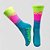 Meia Cano Médio Divertida em Poliamida Respingo - PINK /TURQUESA/AMARELO FLUOR - Imagem 1