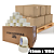 Kit 800 Fitas Adesiva Transparente 45mm x 100m Full Tape ATACADO - Imagem 1