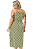 Vestido Midi De Alça Plus Size Secret Glam Verde Plus Rovitex - Imagem 4