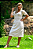 Vestido Midi Social Liso Cru Capim Rosa - Imagem 1