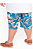 Bermuda Plus Size Moletom Estampada Cós Elástico - Imagem 2