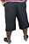 Bermuda Moletom Masculino Liso Com Detalhe HF - Imagem 4