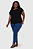 Blusa Básica Feminina Plus Size Manga Japonesa Em Viscose - Imagem 7