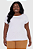 Blusa Básica Feminina Plus Size Manga Japonesa Em Viscose - Imagem 9