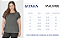 Blusa Básica Feminina Plus Size Manga Japonesa Em Viscose - Imagem 3