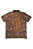 Camiseta Gola Polo Flores Fio a Fio Marrom Dockston - Imagem 2