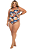 Maiô Modelador Estampado Banho de Mar - Imagem 1