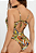 Maiô Bustiê Com Bojo Estampado Zero Barriga Banho de Mar - Imagem 2