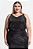 Blusa De Alça Plus Size Em Lantejoula Secret Glam - Imagem 1