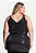 Blusa De Alça Plus Size Em Lantejoula Secret Glam - Imagem 4