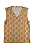 Blusa Regata Com Decote Malha Com Lurex Lunender - Imagem 1