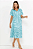 Vestido Feminino Crepe Canelado Verde Mirasul - Imagem 1