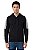 Jaqueta Masculina com Capuz de Moletom Rovitex Preto - Imagem 1