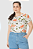 Blusa Feminina Plus Size Estampa Floral em Viscose Stretch Malwee - Imagem 1