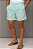 Short Masculino De Praia UV50+ Ripstop Com Elastano Verde Água Comfort Fit Dockston - Imagem 1