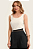 Blusa com Alças em Ribana Canelada Rovitex - Imagem 2