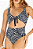 Body Beach Dupla Face Ourico Do Mar Com Abertura Costas e Frente UV 50+ Poliamida - Imagem 1