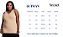 Regata Plus Size Em Ribana Canelada Secret Glam - Imagem 3