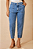 Calça Capri Feminina Slouch Algodão Assédio Jeans - Imagem 1