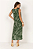 Vestido Mídi com Bolsos em Viscose Plana Estampa Folhagens Verde Mirasul - Imagem 5