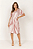 Vestido Clássico em Malha Texturizada Estampado Folhagens Mirasul - Imagem 2