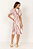 Vestido Clássico em Malha Texturizada Estampado Folhagens Mirasul - Imagem 5