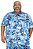 Camisa Plus Size Havaiana Estampada HF - Imagem 1