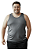 Camiseta Regata Plus Size 100% Poliester HF - Imagem 1