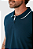 Camisa Polo Básica Masculina Detalhe Costura Contraste Em Piquet Stretch Malwee - Imagem 4
