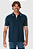 Camisa Polo Básica Masculina Detalhe Costura Contraste Em Piquet Stretch Malwee - Imagem 5