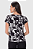 Blusa Feminina Manga Curta Estampa Digital Em Viscose Stretch Malwee - Imagem 2