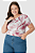 Blusa Feminina Plus Size Estampa Flortal Manga Curta Em Viscose Stretch Malwee - Imagem 4