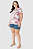 Blusa Feminina Plus Size Estampa Flortal Manga Curta Em Viscose Stretch Malwee - Imagem 6