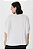 Blusa Feminina Plus Size Ampla Estampada Decote V Em Viscose Stretch Malwee - Imagem 2
