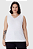 Regata Feminina Plus Size Decote V Retilínea Em Malha Viscose Canelada Malwee - Imagem 1